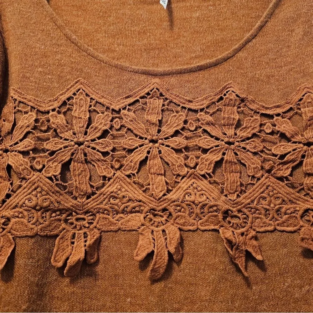 Women's Mittoshop Boutique Brown Sweater SZ L NWOT